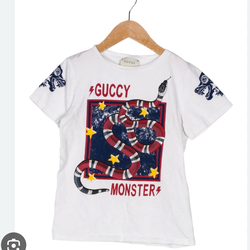Gucci White T-Shirt Boys 12 women’s XXS